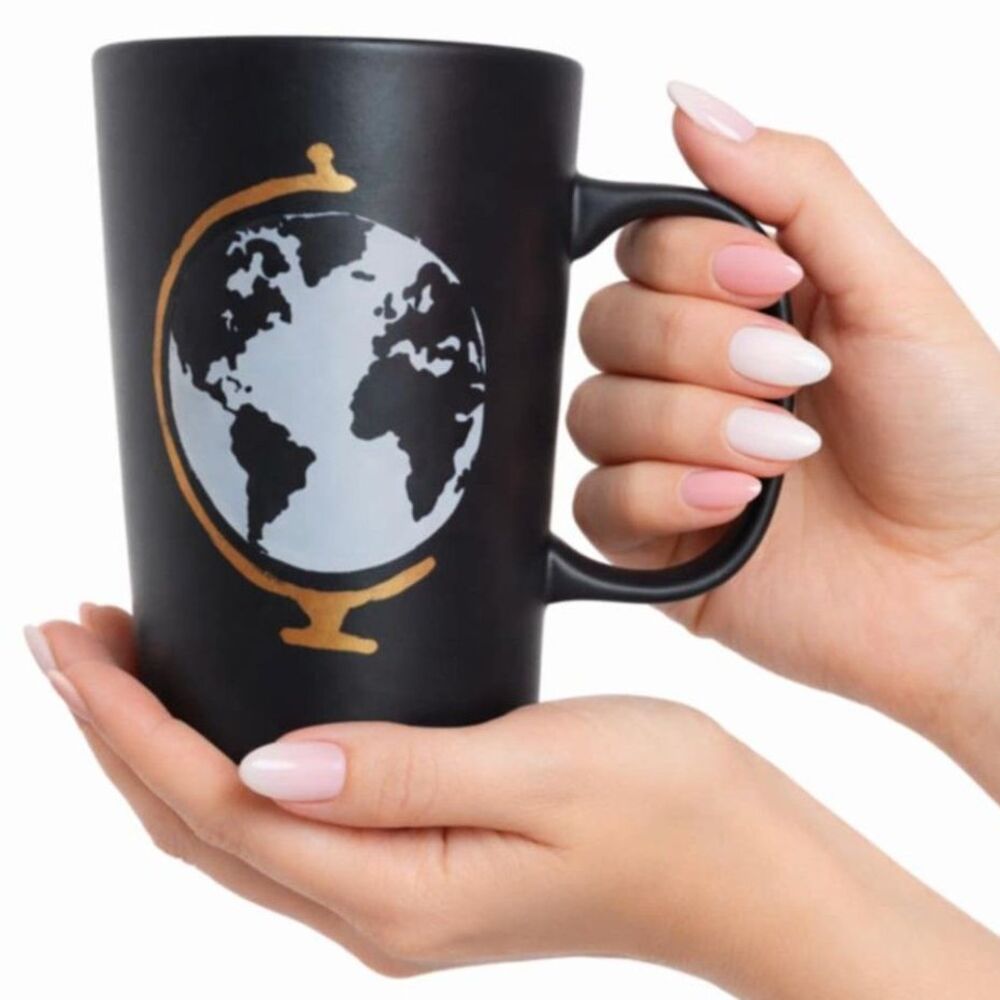 2015 Starbucks World Globe Coffee CERAMIC Mug Cup Tea HOT Cocoa 16 Oz